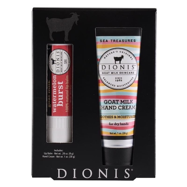 Dionis Dionis Goat Milk Skincare Sea Treasures And Watermelon Scent Hand Cream and Lip Balm 1.28 oz 1 pk C33763-2 - main